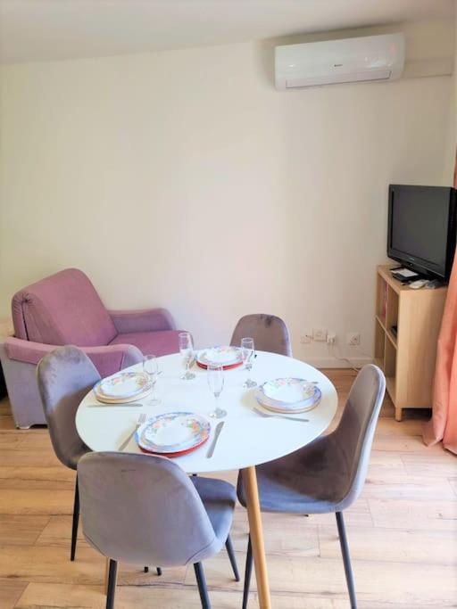 شقة Studio Nice, Avenue Des Fleurs, Climatise المظهر الخارجي الصورة